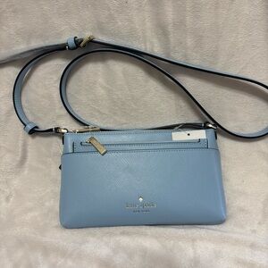 Kate Spade Sadie Blue Crossbody Bag set